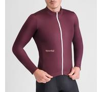 Maglia maniche lunghe Sportful Classic Thermal - Bordeaux L / Rosso
