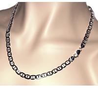 maglia marina collana bracciale argento 925 massiccio pieno catena da uomo 7mm