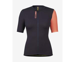 Maglia Mavic Essential manica corta nero rosa chiaro donna - L