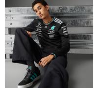 Maglietta a maniche lunghe autentica adidas Mercedes AMG Petronas Formula One Team Noir L