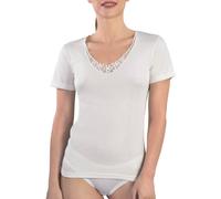 Maglia mezza manica donna in lana e cotone MMDB100 MABRAT