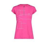 Cmp 31c7836 Half Zip Short Sleeve T-shirt Rosa 2XS Donna