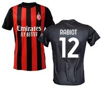 Maglia Milan Adrien Rabiot 12 Replica Ufficiale Autorizzata 2025-2026