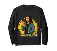 Maglia Mona Lisa Style Design Maglia a Manica