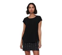 T-shirt donna Only maniche corte Vic solid Noir 42
