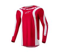 Maglia Motocross , Cross Alpinestars Fluid Lurv Jersey Rosso Bianco