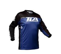 Maglia Motocross e MTB TLA Reaktion, Maglia Bici Traforata, Maglia Moto Fuoristrada, Maglia MTB Enduro, Cross, BMX, Maglia Quad Enduro - Navy