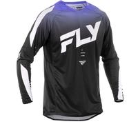 Maglia motocross FLY Racing Evolution nero-bianco-viola L