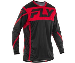 Maglia motocross FLY Racing Lite nero-rosso L