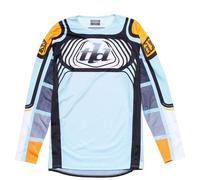 MAGLIA MOTOCROSS SE PRO WAVEZ A MANICA LUNGA ADERENTE E LEGGERA TROY LEE DESI...