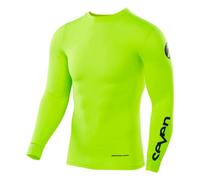 Maglia Motocross Seven MX Zero Compression Giallo Fluo