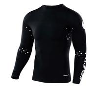 Maglia Motocross Seven MX Zero Staple Compression Laser Cut Nera