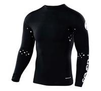 Maglia Motocross Seven MX Zero Staple Compression Laser Cut Nera Taglia:L