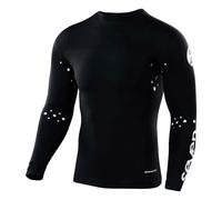 Maglia Motocross Seven MX Zero Staple Compression Laser Cut Nera Taglia:L
