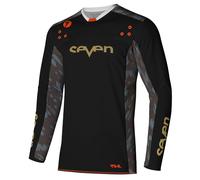 Maglia Motocross Seven Rival Clash Black/Brandy