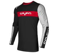 Seven Maglia Motocross Vox Fracture Nero/Bianco Taglia M