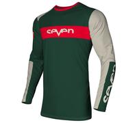 Maglia Motocross Seven Vox Fracture Forest/Bone Taglia:S