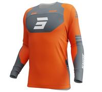 Maglia motocross Shot Contact Shield arancione 3XL