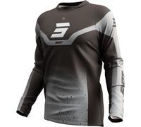 Maglia motocross Shot Devo Blast nero-grigio XL
