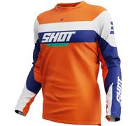 Maglia motocross Shot Devo League arancione L