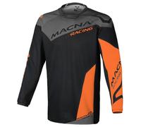 Maglia Motocross Uomo Macna Backyard-1 Black / Orange Taglia:XL