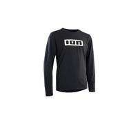 Maglia mtb a manica lunga ion logo dr nero