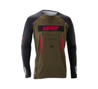 maglia mtb a maniche corte gravity 5.0 race brown LEATT ciclismo