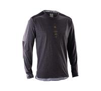 maglia mtb a maniche lunghe trail 4.0 ghost black LEATT ciclismo