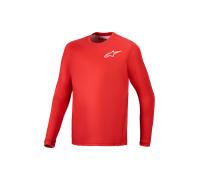 Maglia MTB Alpinestars A-Dura Air Manica Lunga RossoS Rosso