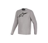 Maglia MTB Alpinestars A-Dura Ride Manica Lunga GrigioL Grigio