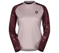 Maglia MTB donna manica lunga Trail Storm bordeaux