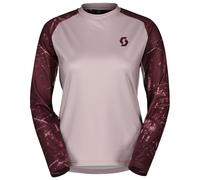 Maglia MTB donna manica lunga Trail Storm bordeaux