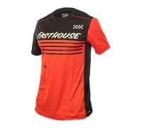 Maglia MTB Fasthouse Classic Mercury Nero/RossoXXL Nero,Rosso