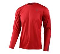 MAGLIA MTB FLOWLINE A MANICHE LUNGHE CASUAL TROY LEE DESIGNS 346906013 M ROSSO