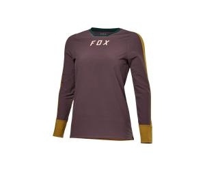 Maglia MTB FOX Defend Donna Marrone medioM Marrone medio