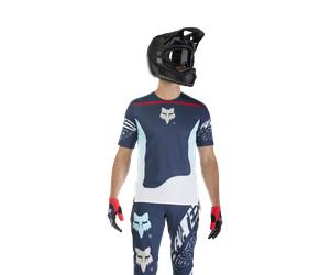 Maglia MTB FOX Flexair Elevated A Maniche Corte MezzanotteM Mezzanotte