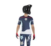 Fox Racing Flexair Elevated Short Sleeve Enduro Jersey Blu S Uomo
