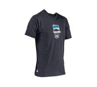 MAGLIA MTB GRAVITY 1.0 ELASTICIZZATA E IN TESSUTO TENCEL LEATT 5024120413 L NERO