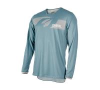 Maglia MTB O'Neal Element FR Hybrid Blu ghiaccioL Blu ghiaccio