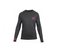 Muc Off Riders Long Sleeve Jersey Grigio XS Uomo Dark Grey / Pink