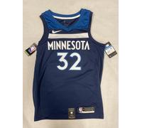 Maglia NBA Nike Minnesota Timberwolves Towns #32 Blu Taglia M Autentica