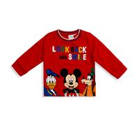 Maglia neonato Disney Mickey Mouse e friends in cotone bimbo maniche lunghe 5534