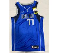 Maglia Nike Dallas Mavericks Luka Doncic #77 Blu Icon Edition Taglia S