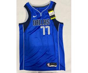 Maglia Nike Dallas Mavericks Luka Doncic #77 Blu Icon Edition Taglia S