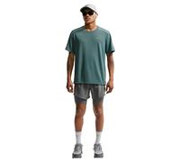 Nike Miler Dri-Fit IF2082-382 - Maglia da Corsa a Maniche Corte, da Uomo, Color Ardesia Minerale/Argento Riflettente, S
