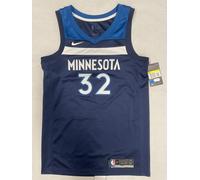 Maglia Nike NBA Minnesota Timberwolves Karl-Anthony Towns #32 Blu S Uomo