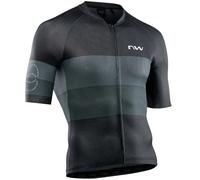 Northwave Blade Air Short Sleeve Jersey Grigio L Uomo Black / Grey