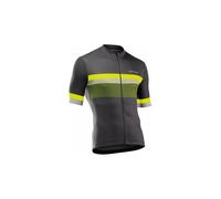 Maglia northwave blade manica corta grigia gialla fluo
