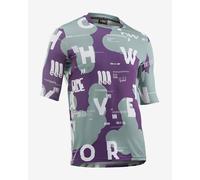 Northwave Bomb Type Short Sleeve Jersey Verde,Viola L Uomo