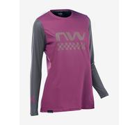 Maglia Northwave Edge manica lunga viola grigio scuro donna - XS